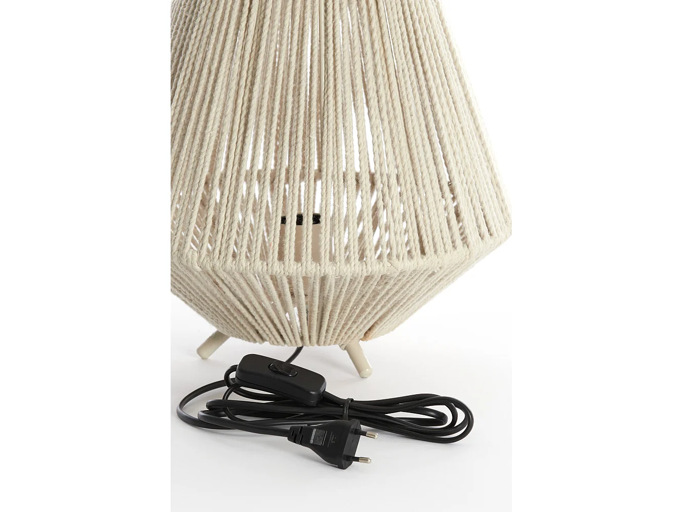 Tafellamp FELIDA - Ø28x32cm - Wit