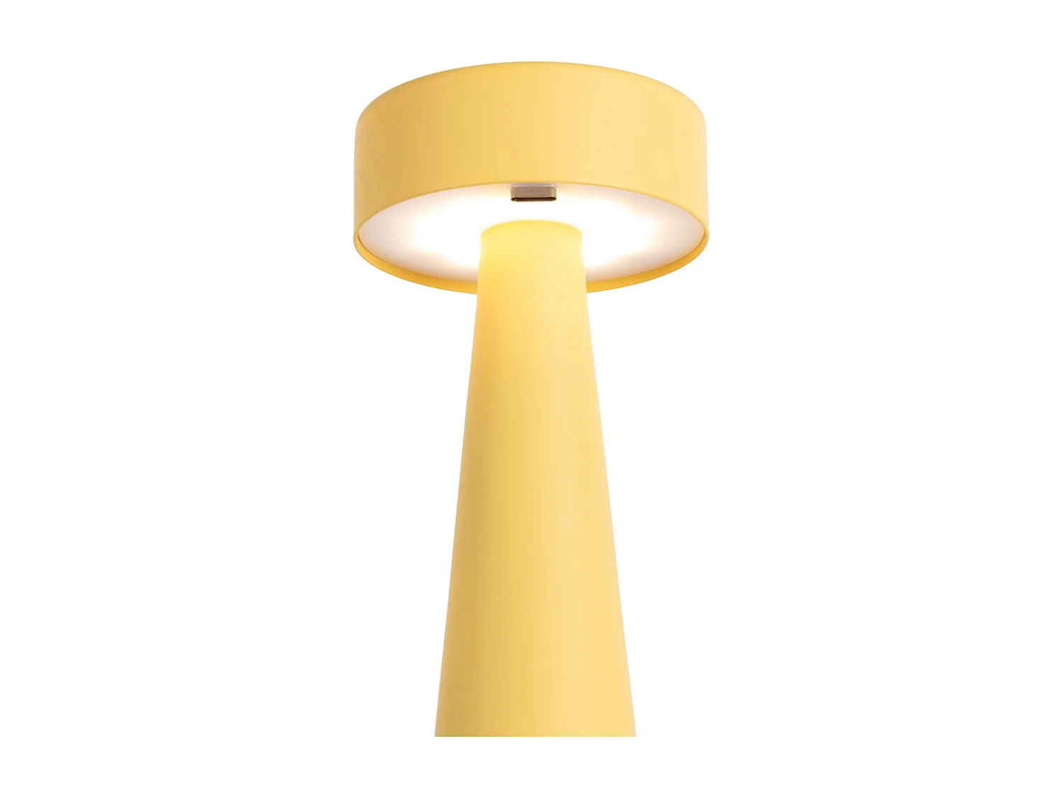 Lampe de table Mini LED Ring - Jaune vif