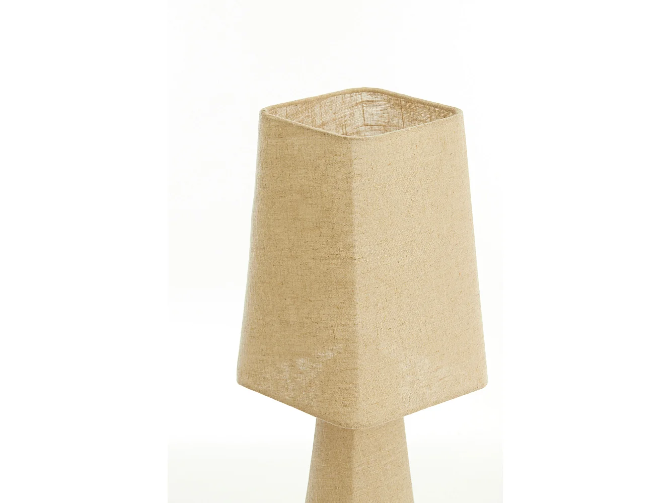 Lampe de table MIKKO - Ø20x58cm - Marron