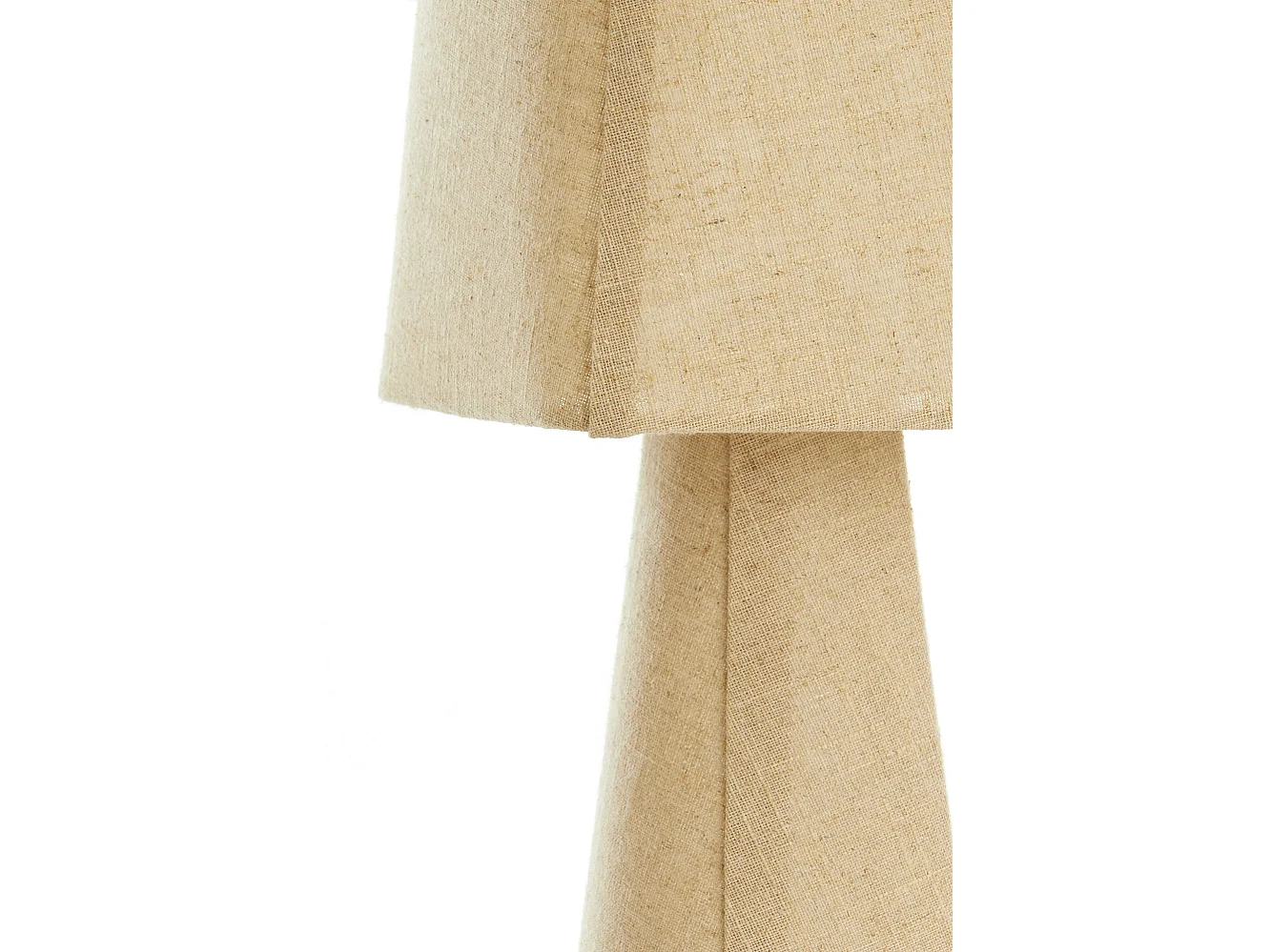 Lampe de table MIKKO - Ø20x58cm - Marron