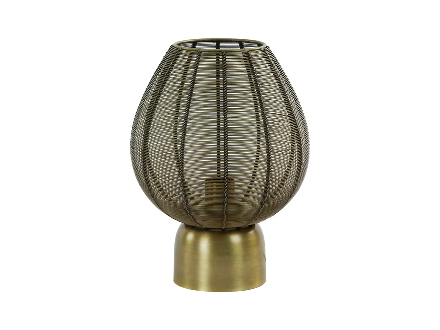 Lampe de table SUNEKO - 25x25x34cm - Bronze