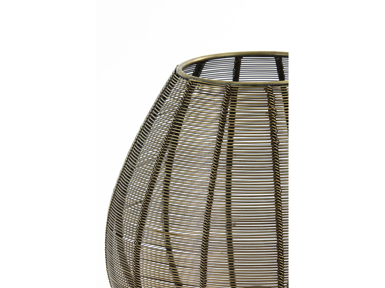 Lampe de table SUNEKO - 25x25x34cm - Bronze