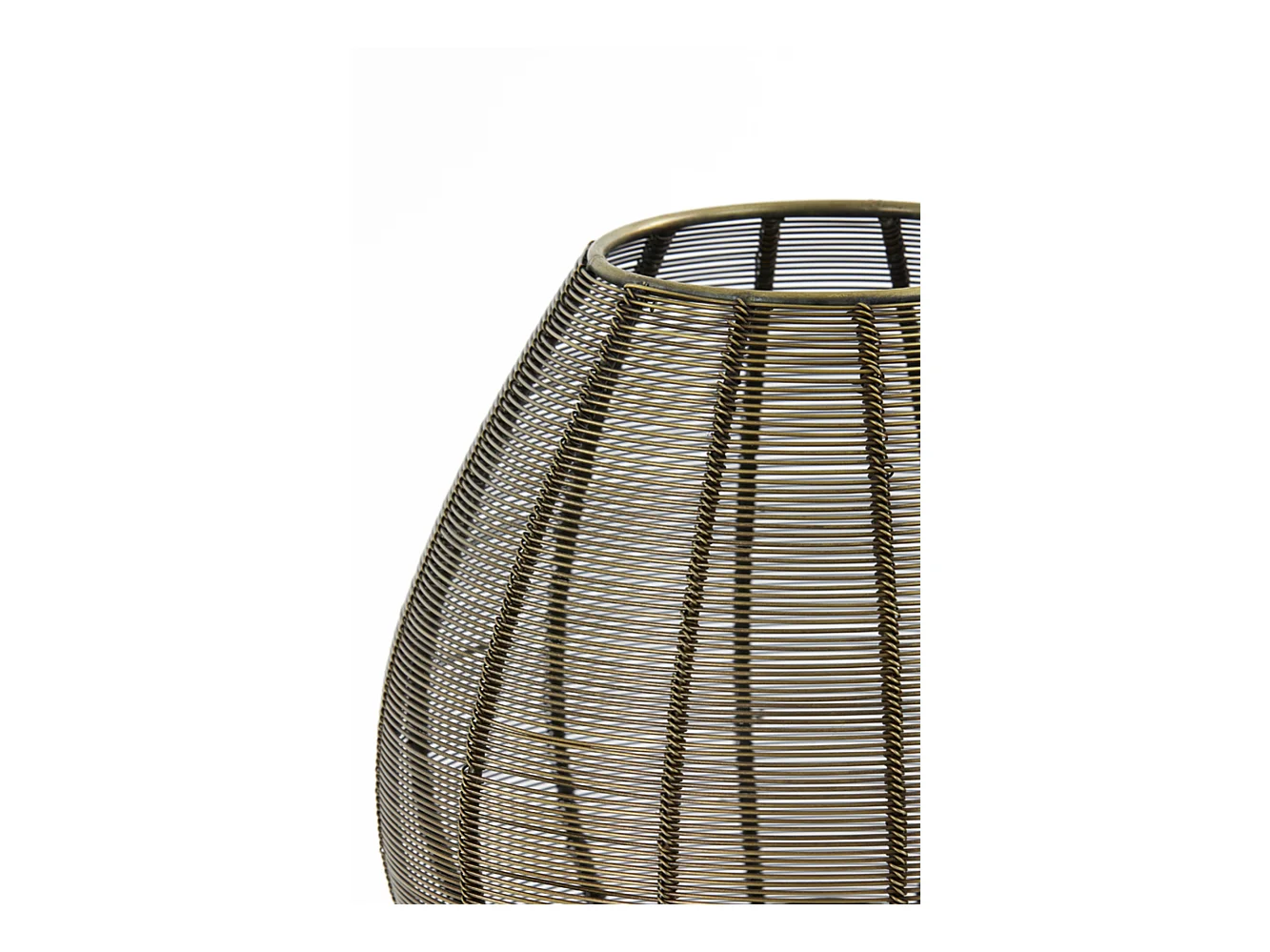 Lámpara de mesa SUNEKO - 25x25x34cm - Bronce