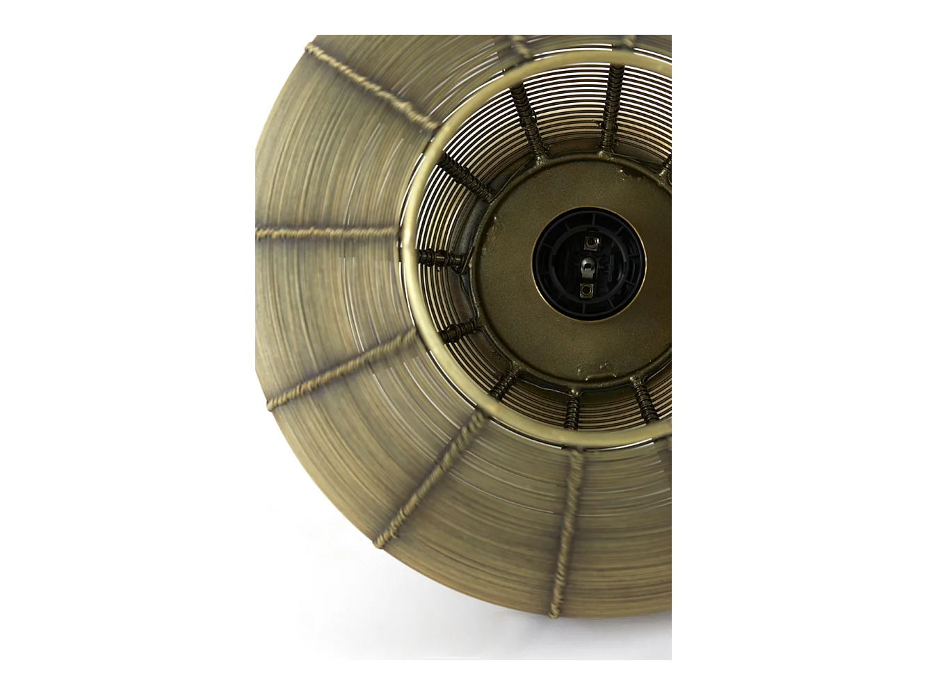 Lámpara de mesa SUNEKO - 25x25x34cm - Bronce