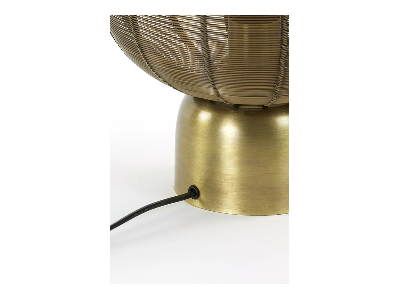 Lámpara de mesa SUNEKO - 25x25x34cm - Bronce