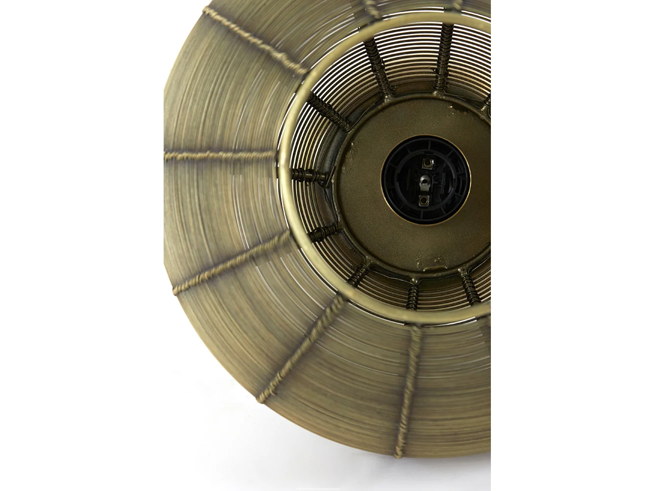 Lámpara de mesa SUNEKO - 25x25x34cm - Bronce