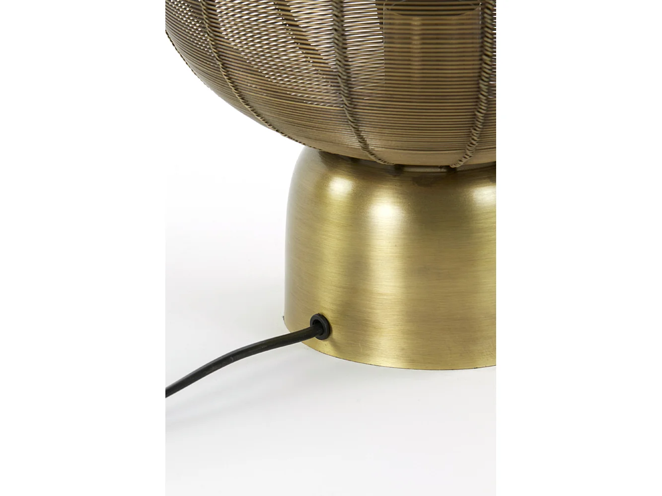 Lámpara de mesa SUNEKO - 25x25x34cm - Bronce