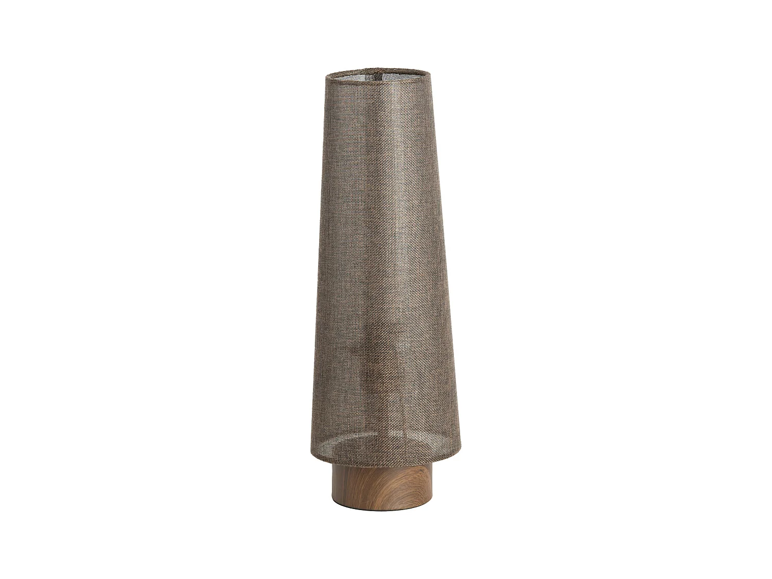 Lampe de table HOWIE - Ø15x42cm - Marron