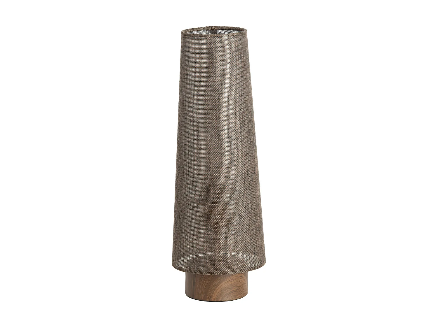 Lampe de table HOWIE - Ø15x42cm - Marron