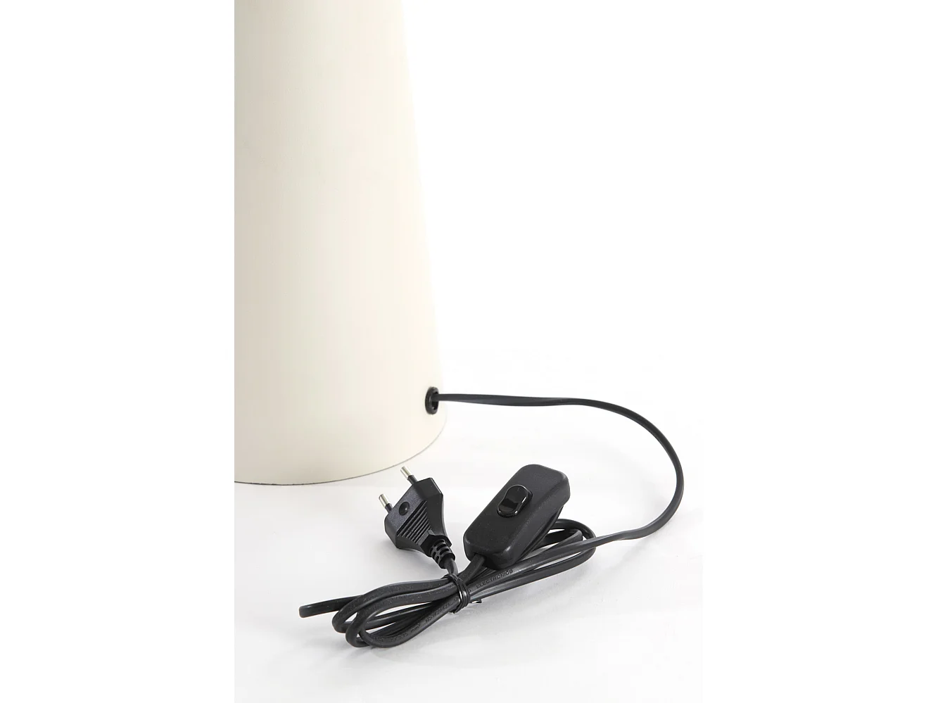 Pied de lampe YELOS - Ø16,5x35cm - Blanc