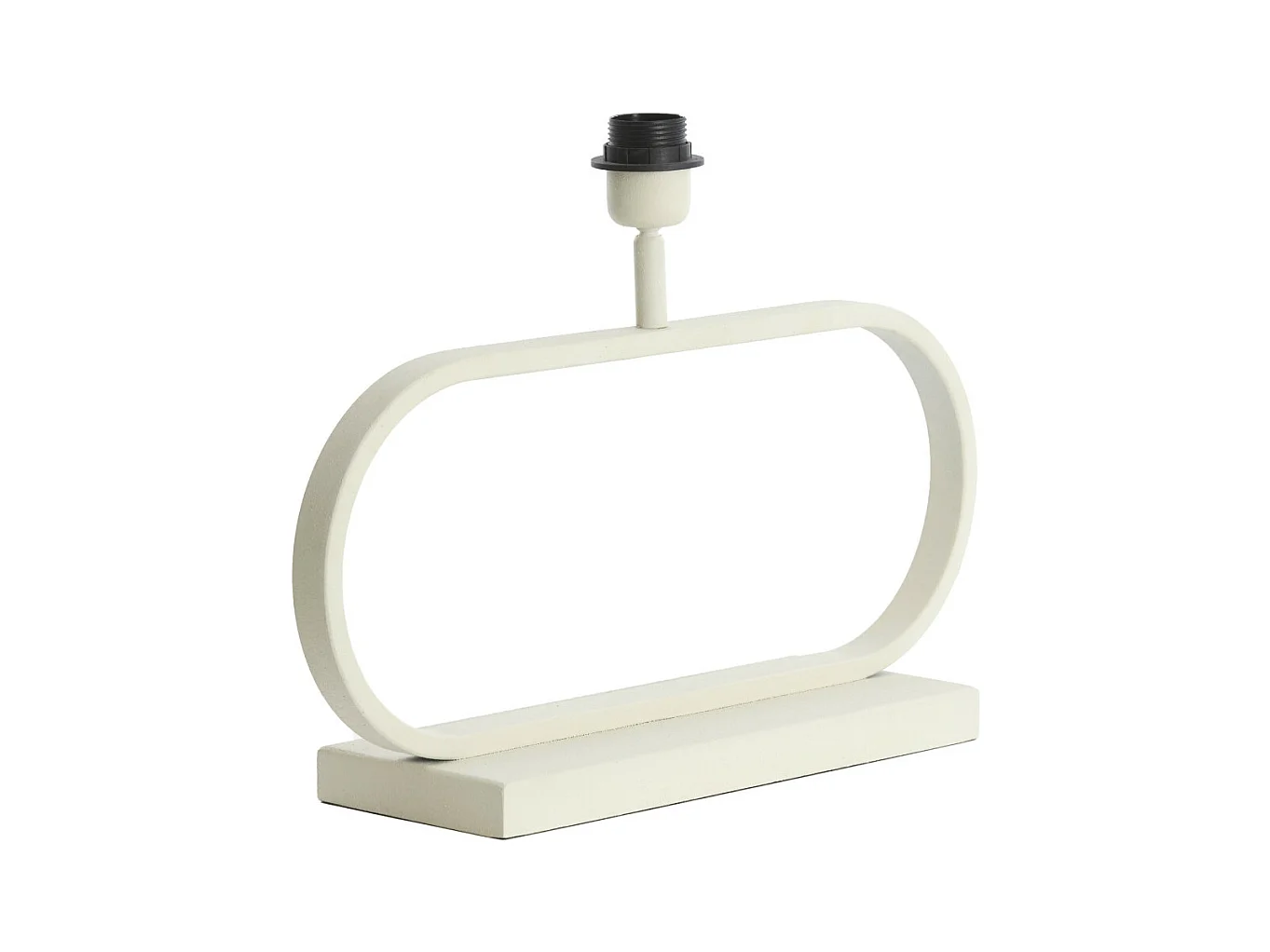 Pied de lampe JAMIRO - 47x13x29cm - Blanc