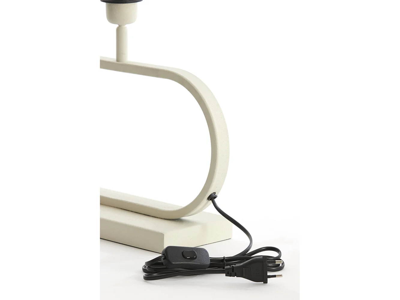 Pied de lampe JAMIRO - 47x13x29cm - Blanc