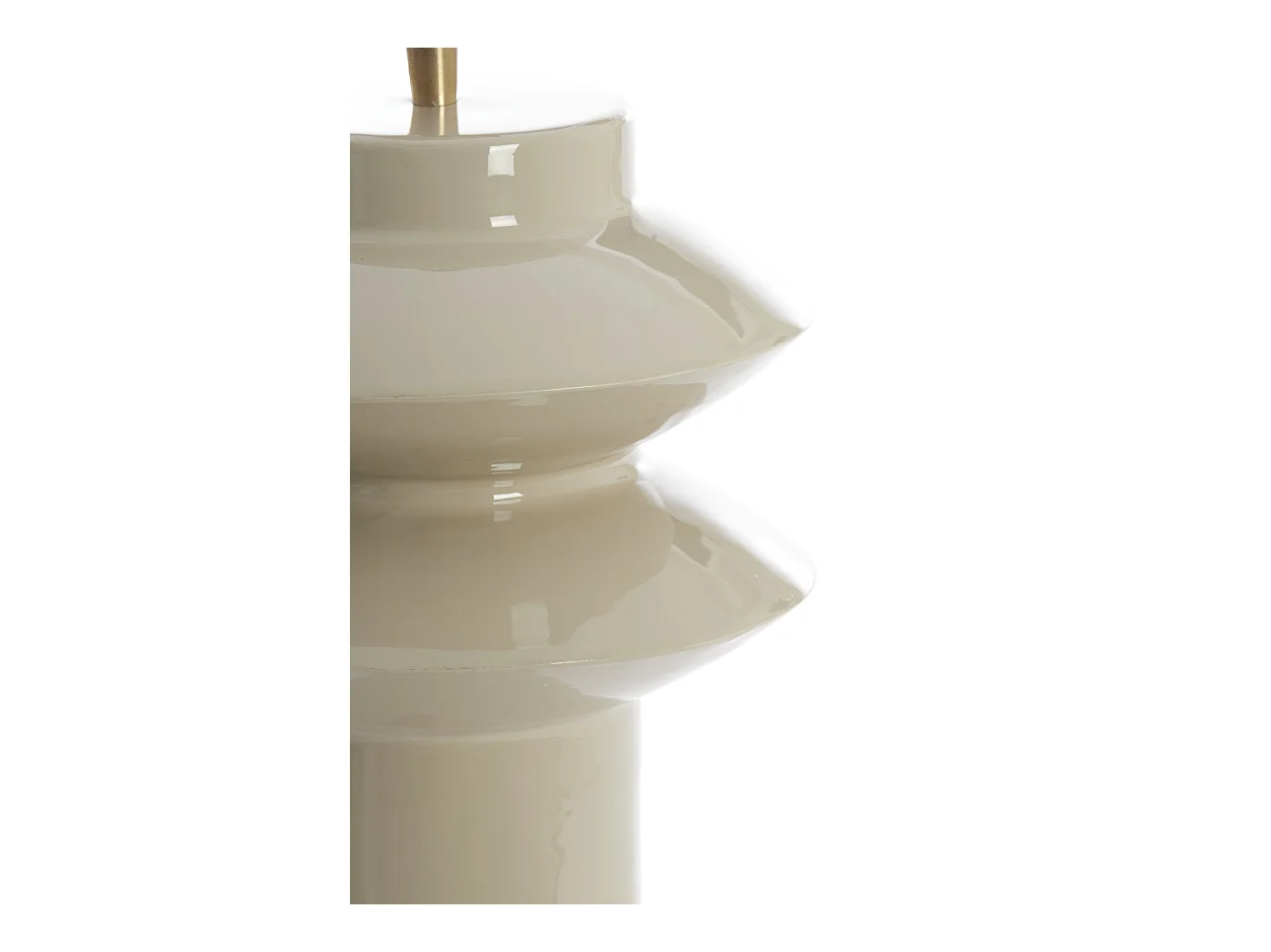 Pied de lampe PETCH - Ø22x40cm - Gris