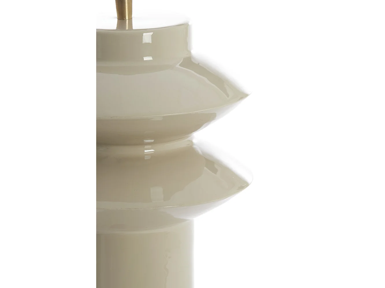 Pied de lampe PETCH - Ø22x40cm - Gris