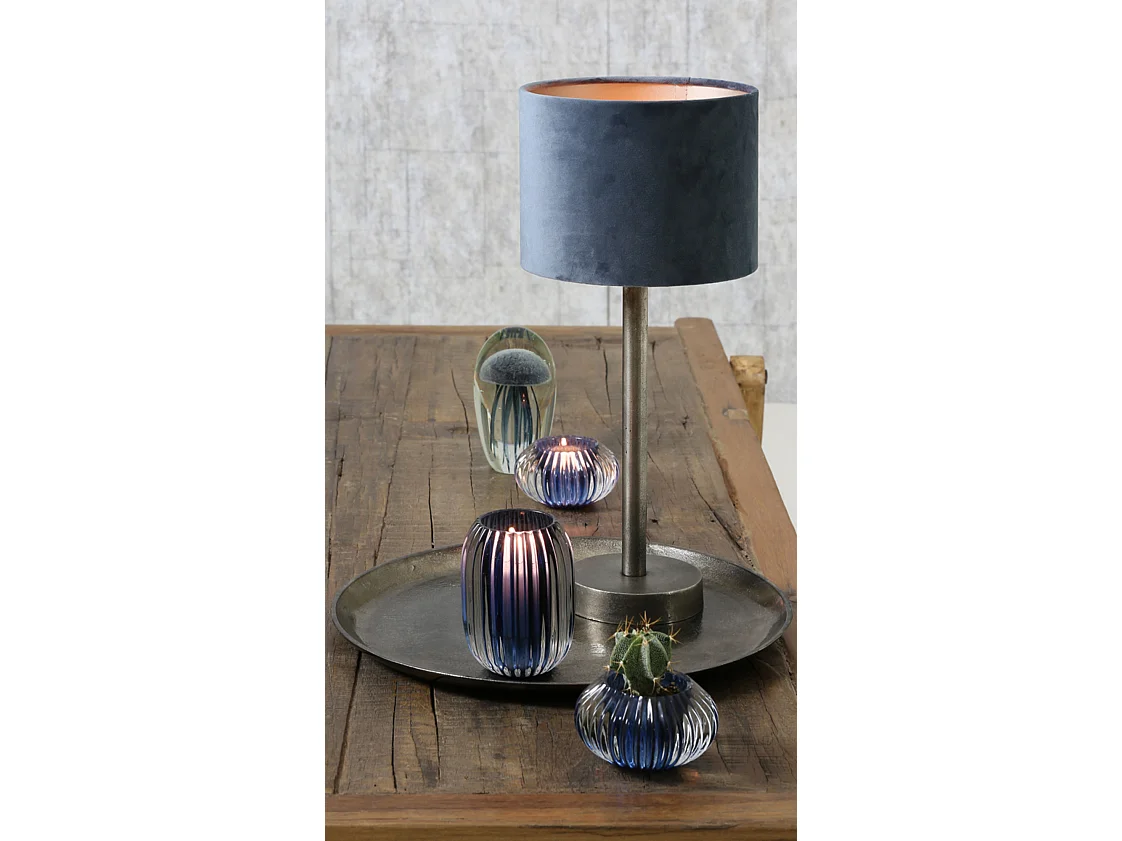 Lampvoet UNDAI - Ø12.5x30cm - Zilver