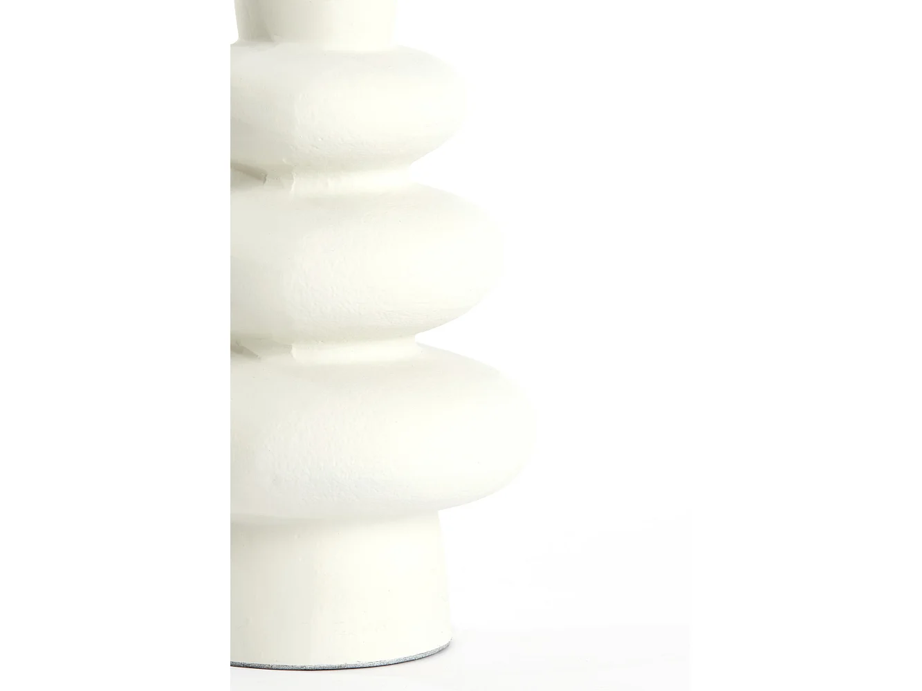 Pied de lampe OLONA - Ø16x27cm - Blanc