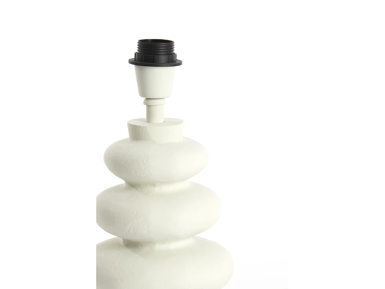 Pied de lampe OLONA - Ø16x27cm - Blanc