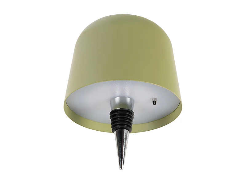 Lampe bouteille LED en forme de cône - Vert thé