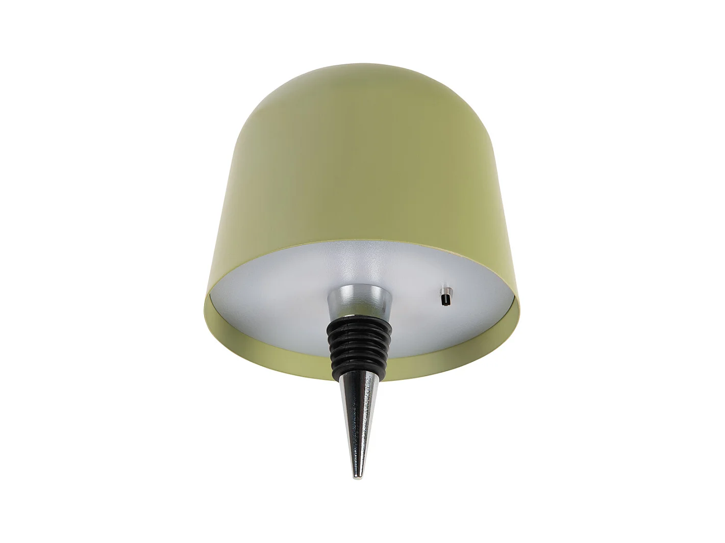 Lampe bouteille LED en forme de cône - Vert thé