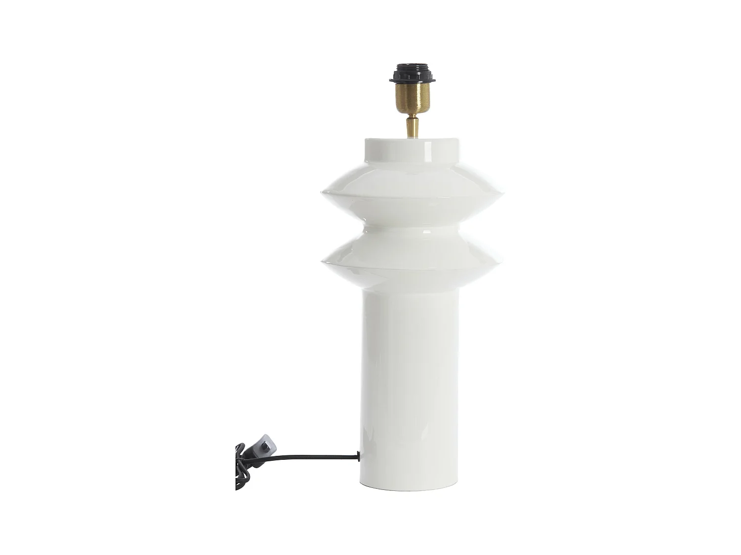 Pied de lampe PETCH - Ø22x40cm - Blanc