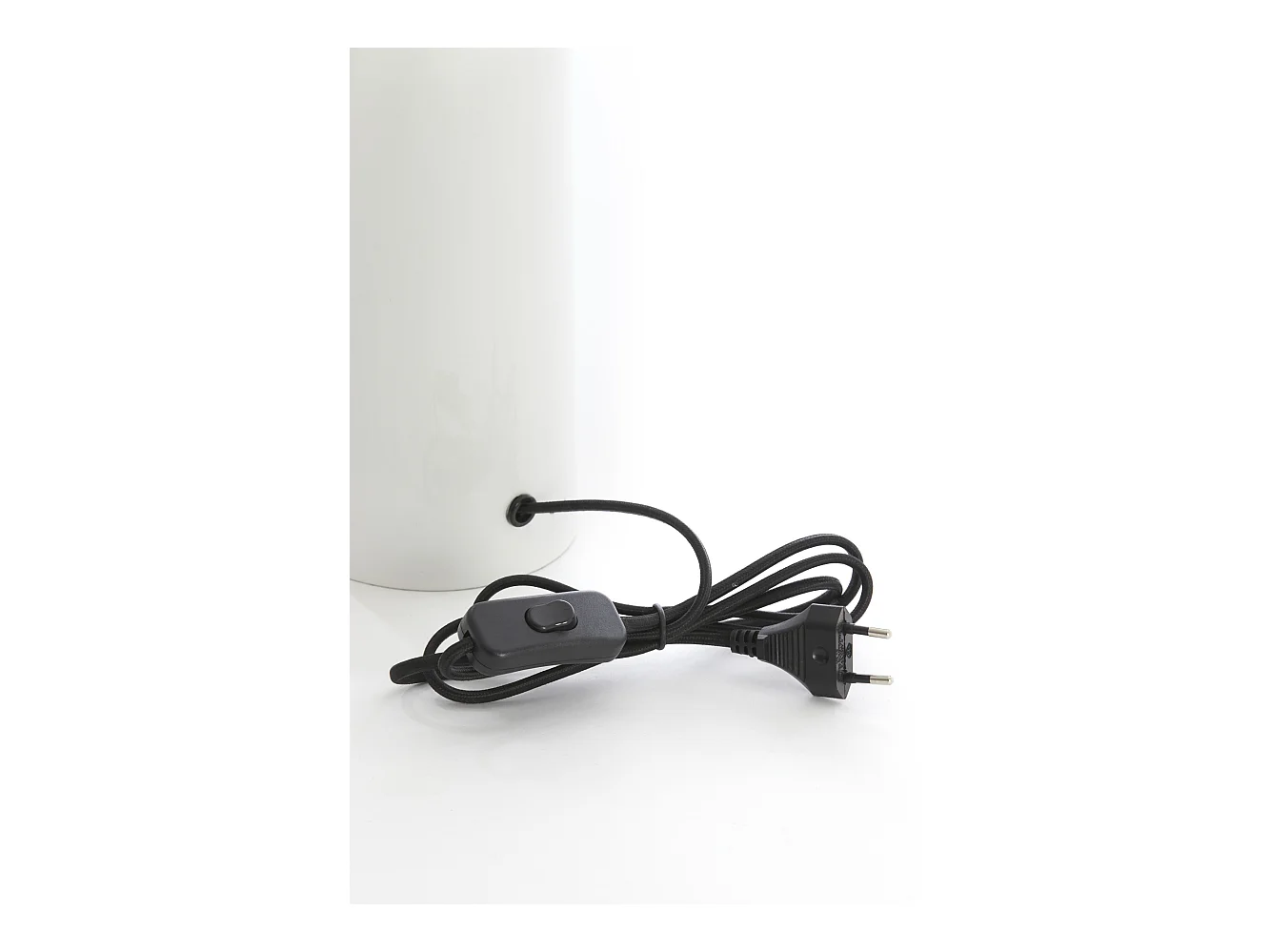 Pied de lampe PETCH - Ø22x40cm - Blanc