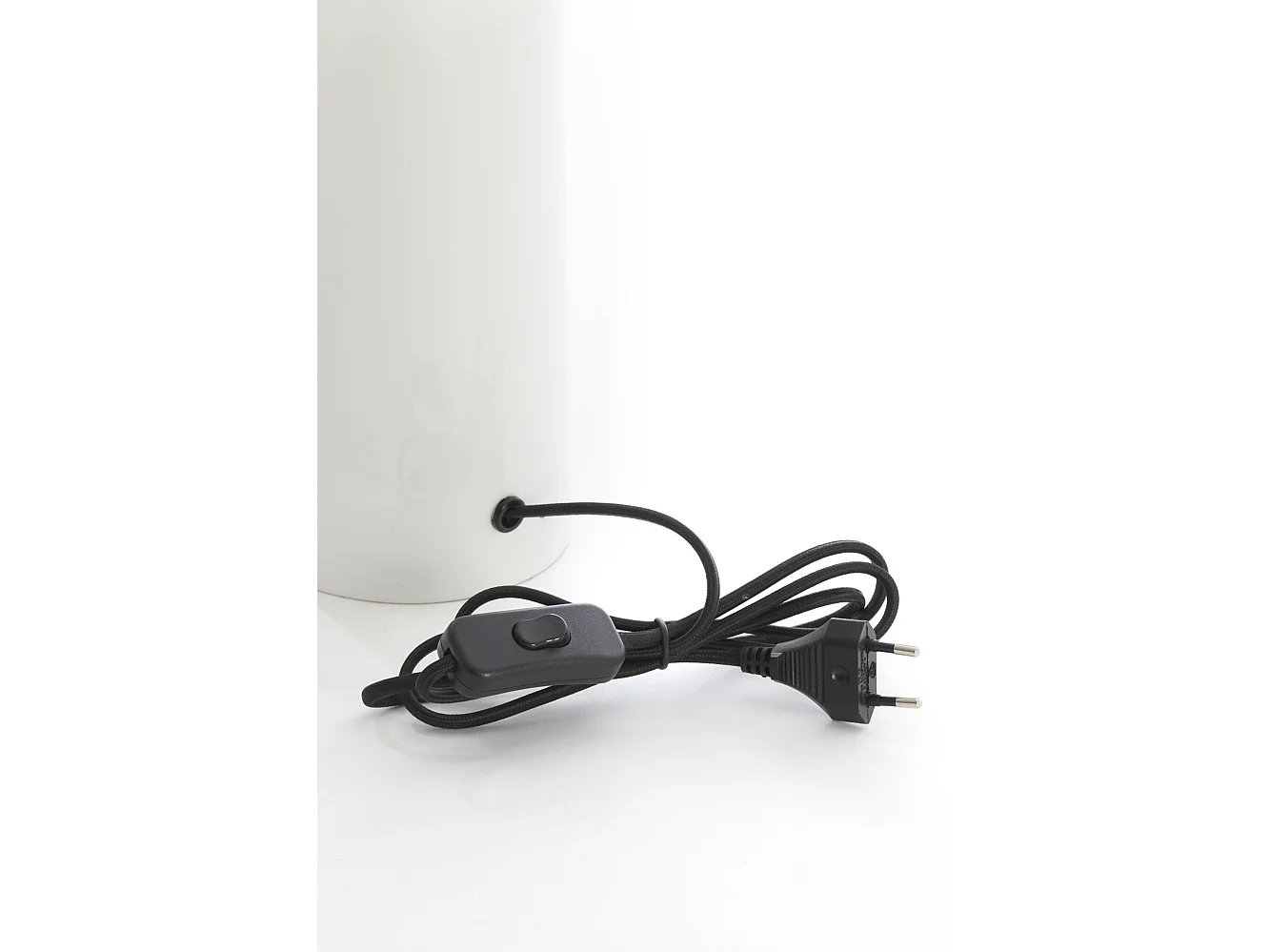 Pied de lampe PETCH - Ø22x40cm - Blanc