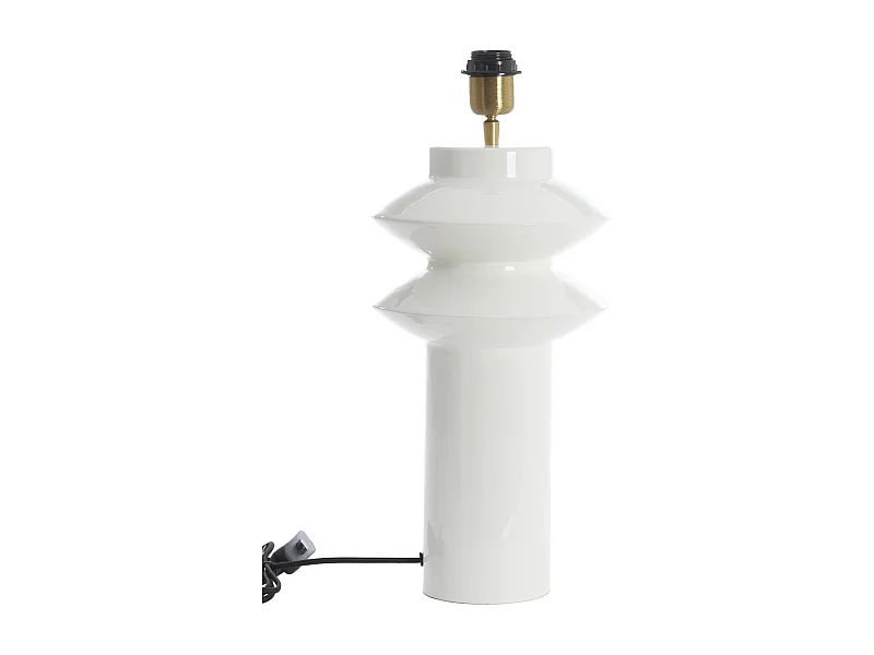 Lampenfuß PETCH - Ø22x40cm - Weiß