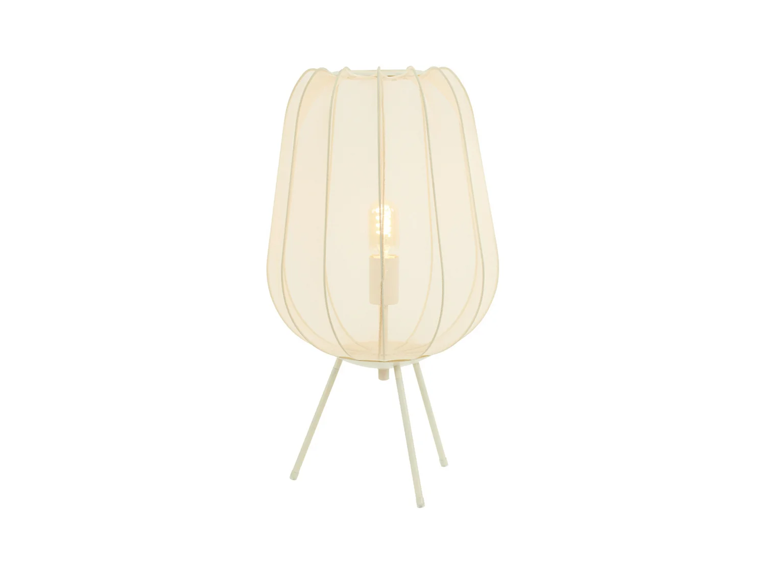 Tafellamp PLUMERIA - Ø34x60cm - Beige