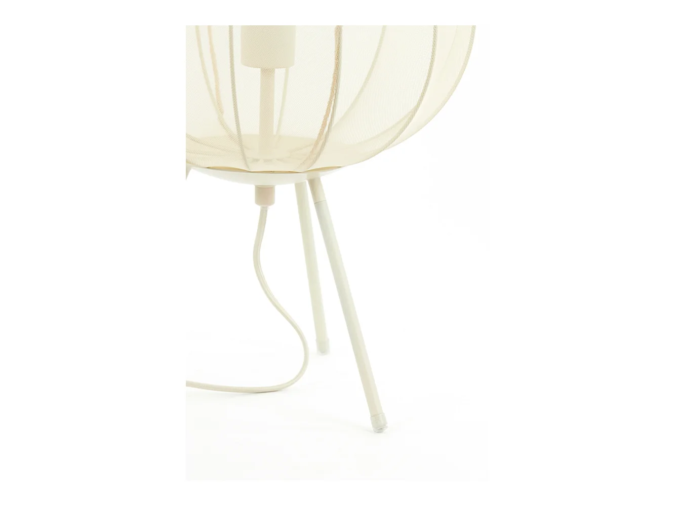 Tafellamp PLUMERIA - Ø34x60cm - Beige