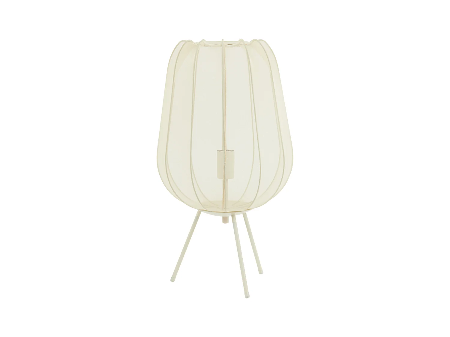 Lampe de table PLUMERIA - Ø34x60cm - Beige