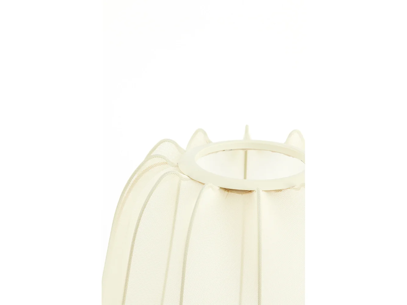 Tischlampe PLUMERIA - Ø34x60cm - Beige