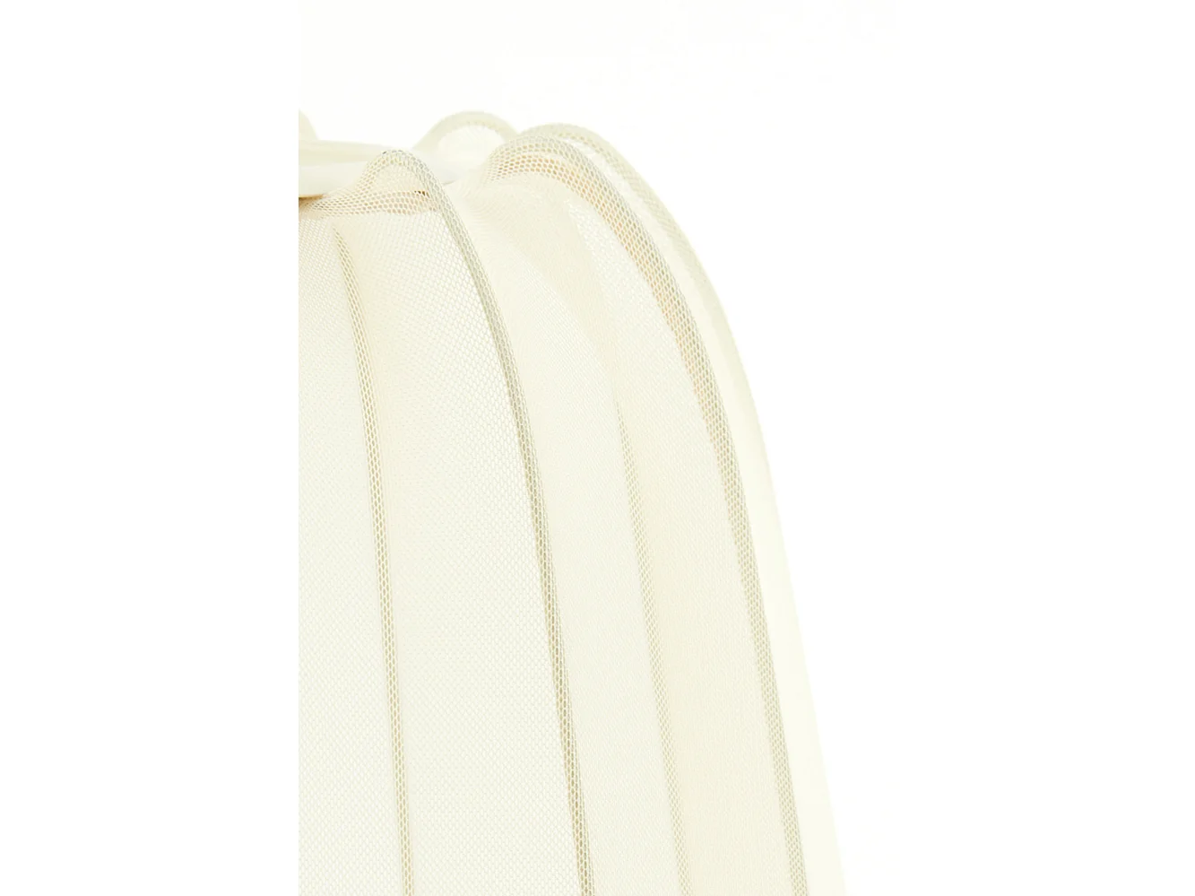 Tischlampe PLUMERIA - Ø34x60cm - Beige