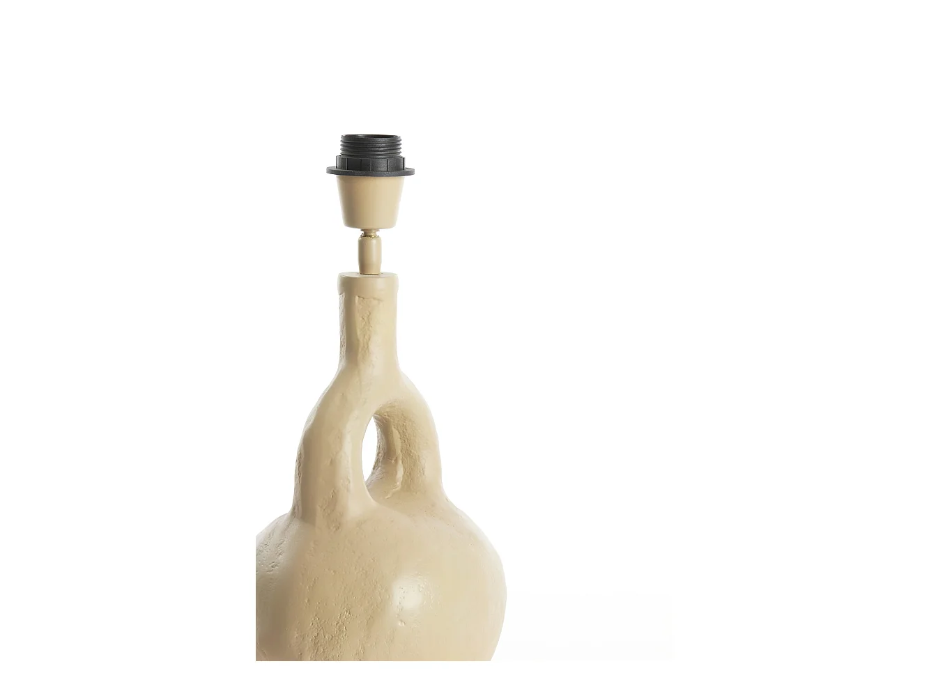 Pied de lampe IMOLA - 19x17x30cm - Marron