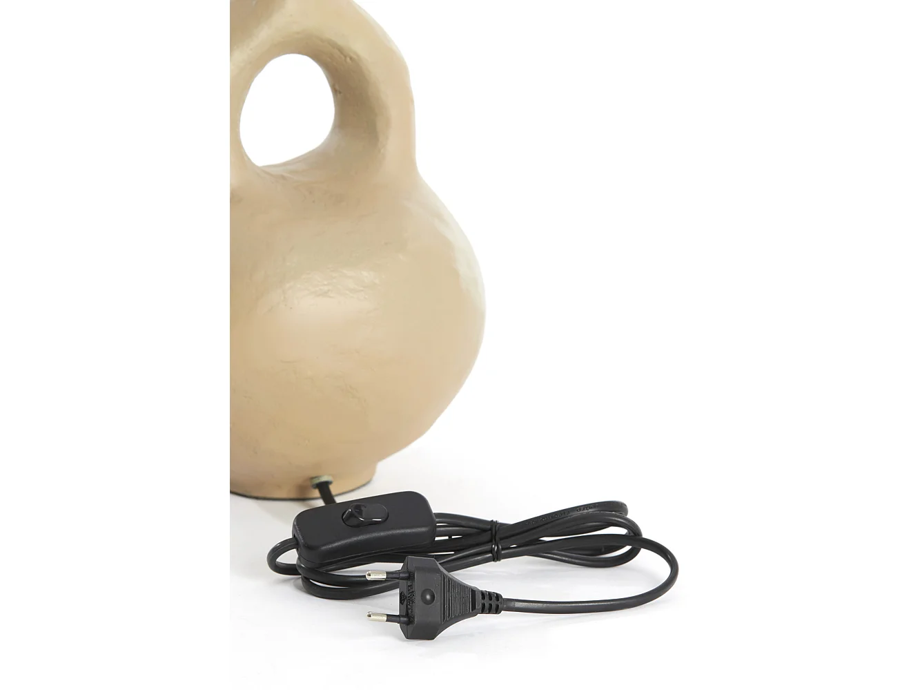 Pied de lampe IMOLA - 19x17x30cm - Marron