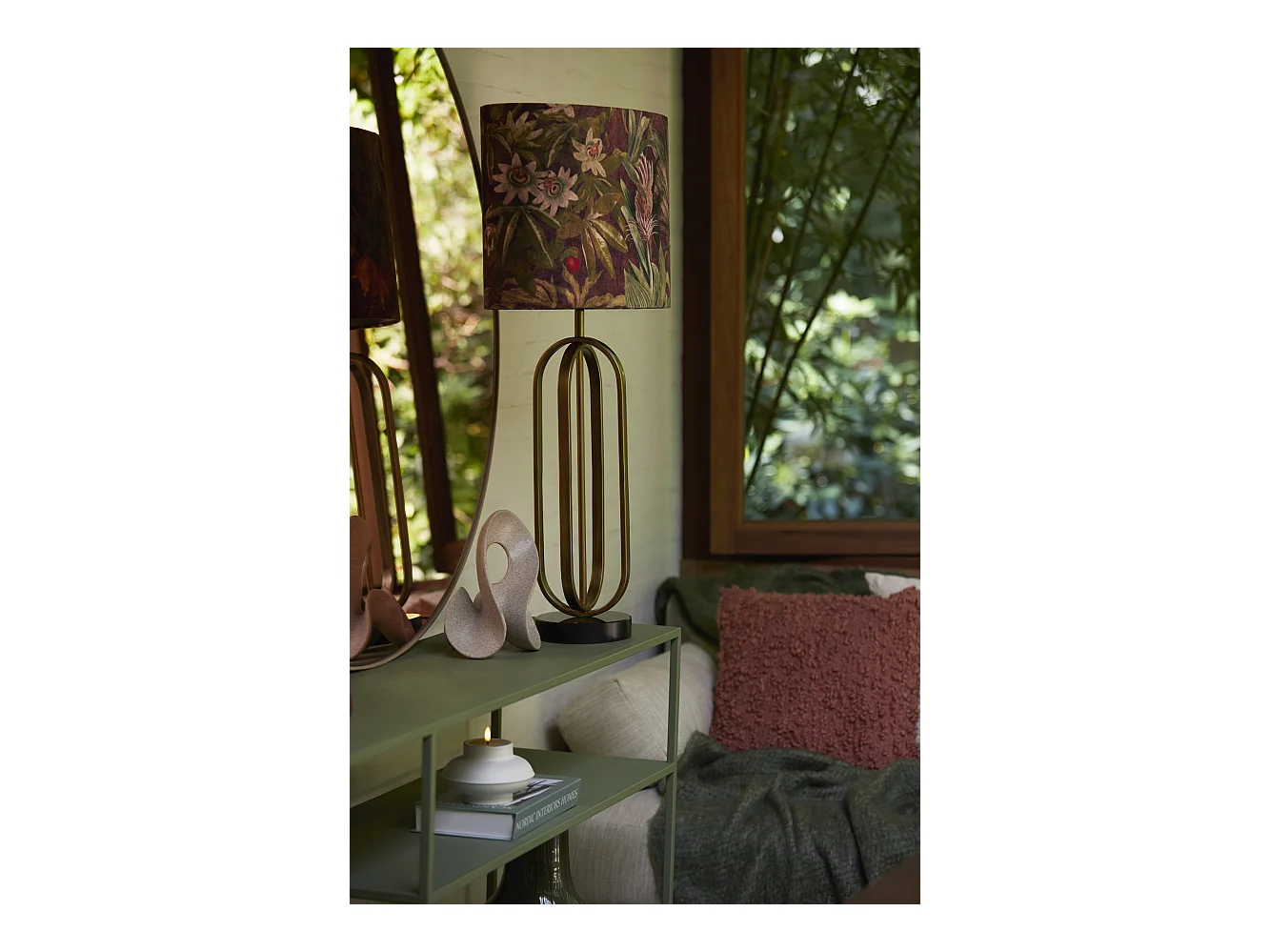 Pied de lampe ASTER - Ø16x55cm - Bronze