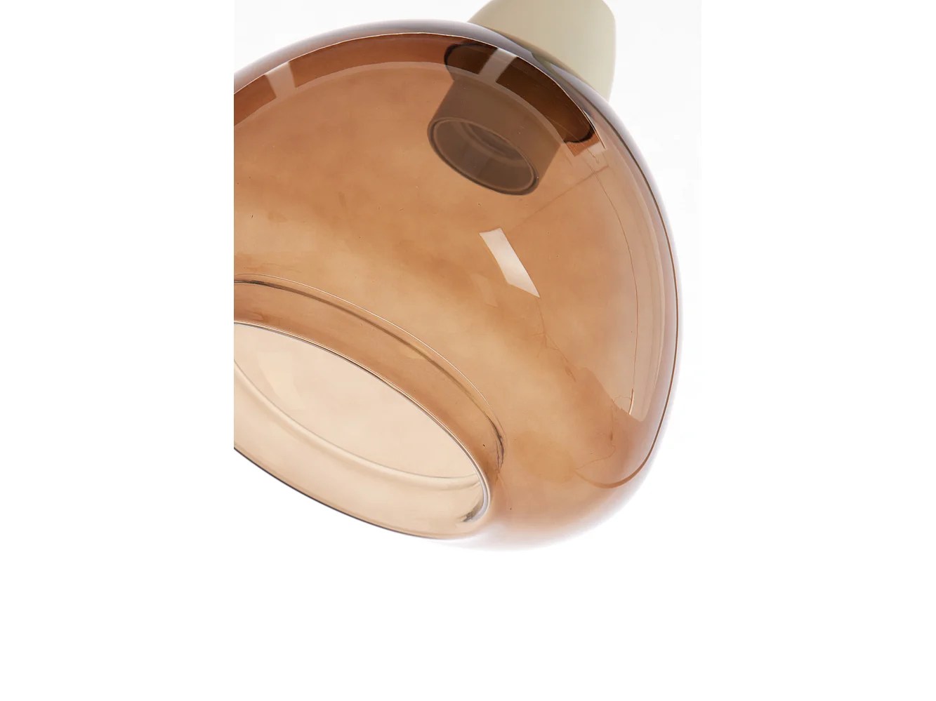 Lampe de table BISHO - Ø20x60cm - Marron