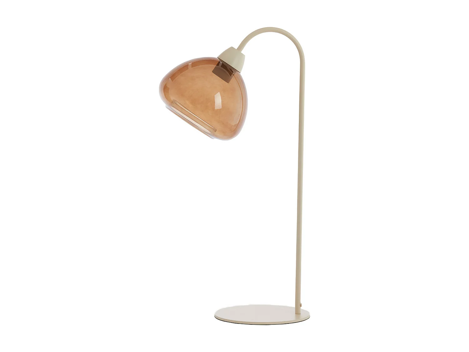 Lampe de table BISHO - Ø20x60cm - Marron