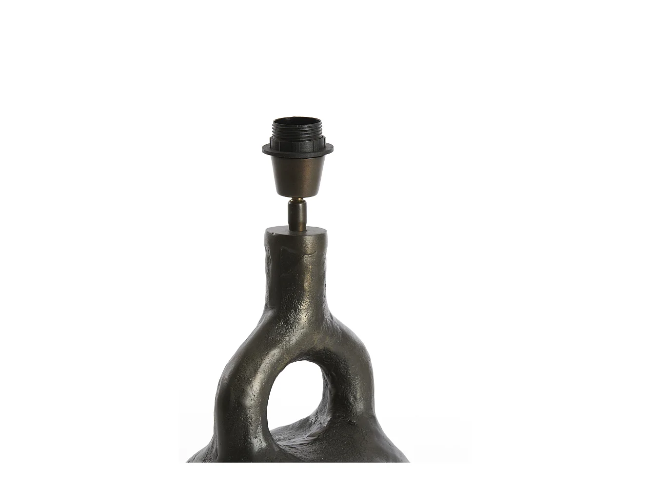 Pied de lampe IMOLA - 19x17x30cm - Gris