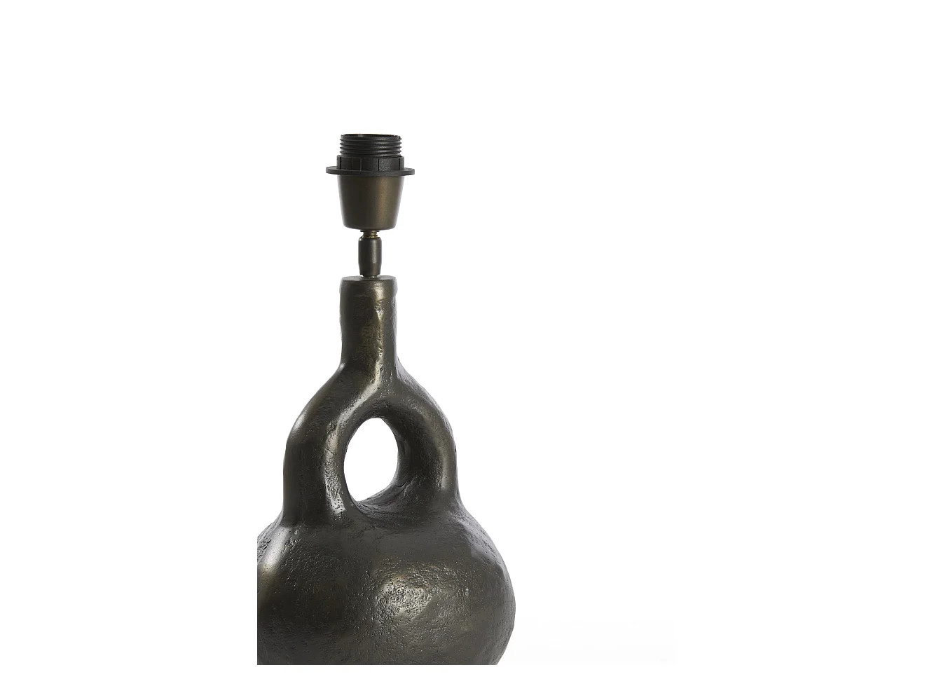 Pied de lampe IMOLA - 19x17x30cm - Gris