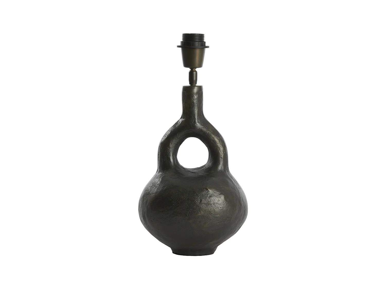 Pied de lampe IMOLA - 19x17x30cm - Gris