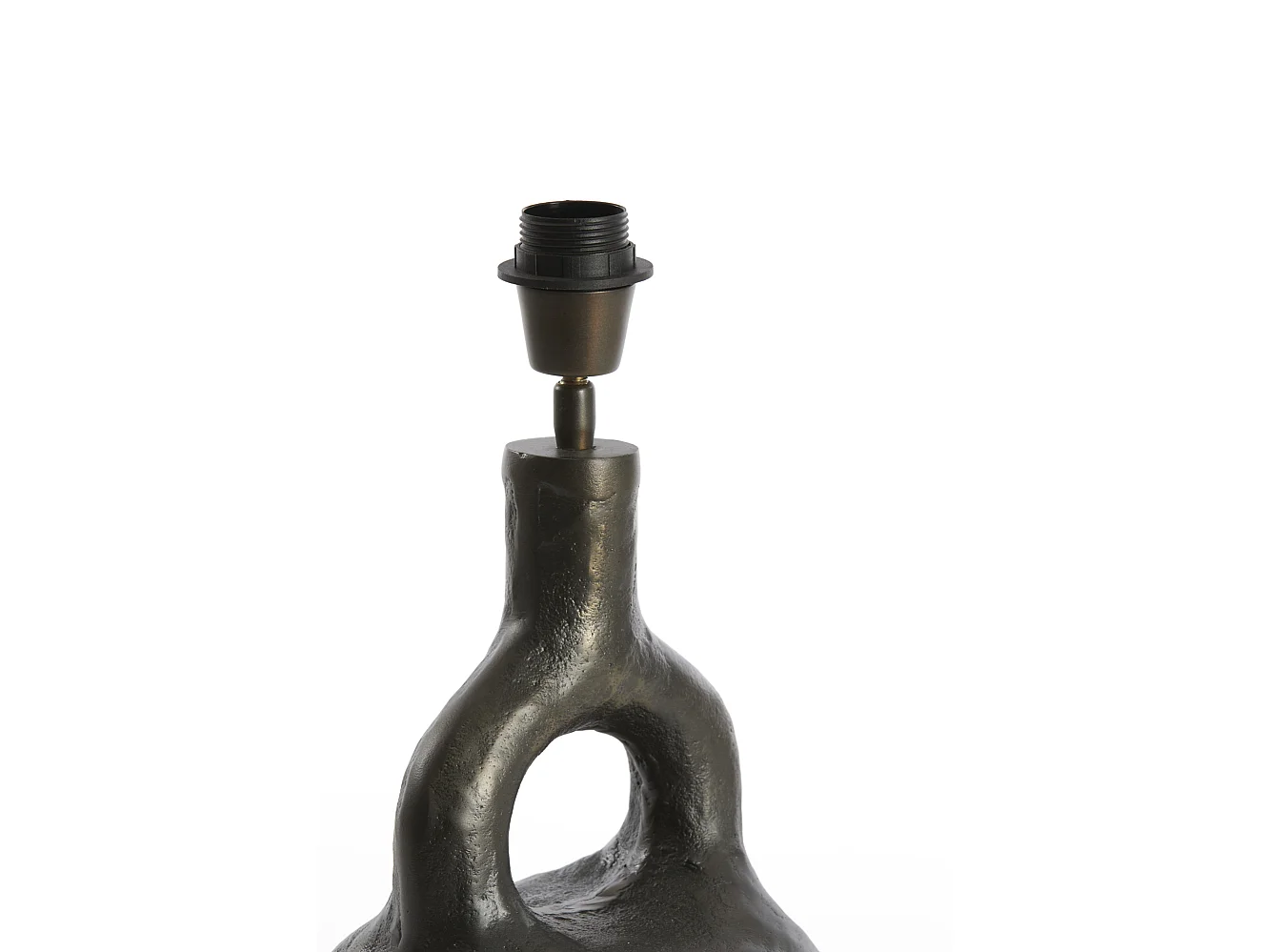 Pied de lampe IMOLA - 19x17x30cm - Gris