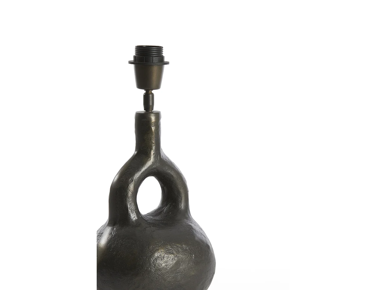 Pied de lampe IMOLA - 19x17x30cm - Gris