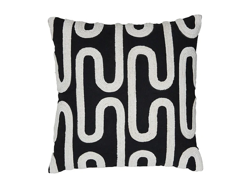 Kissen OSHAWA - 45x45cm - Schwarz