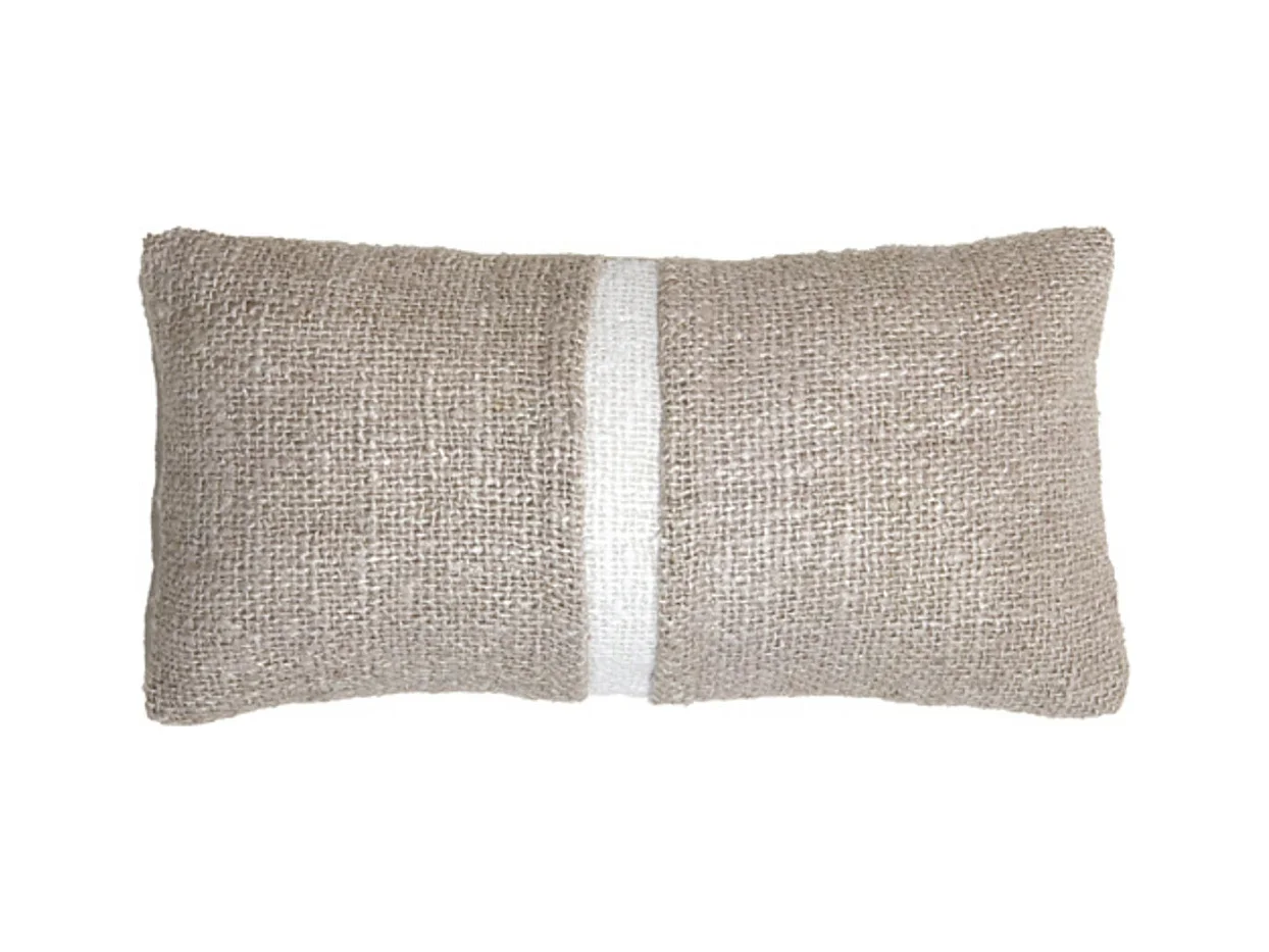 Coussin LEVIS - 60x30x10cm - Blanc