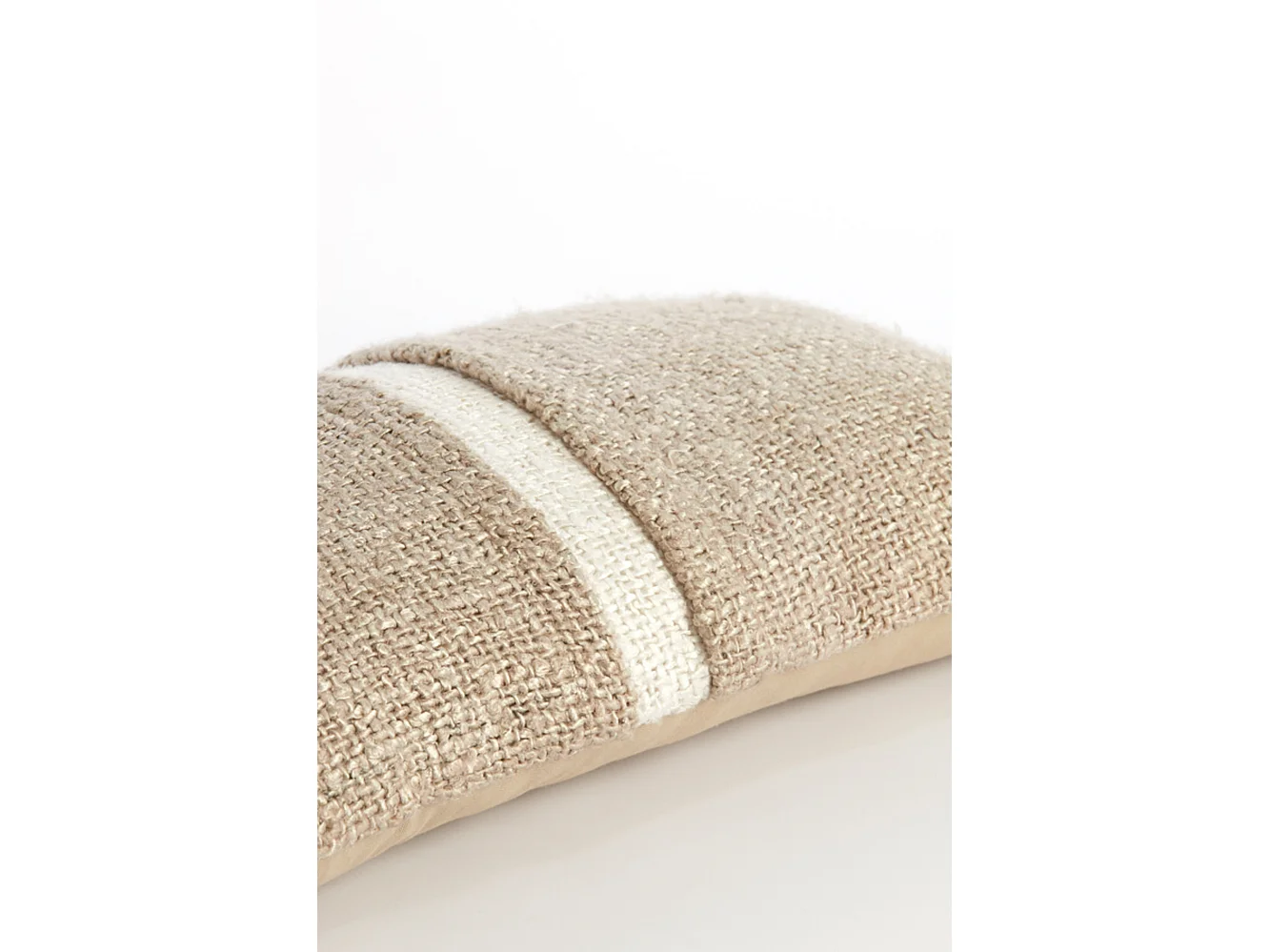 Coussin LEVIS - 60x30x10cm - Blanc
