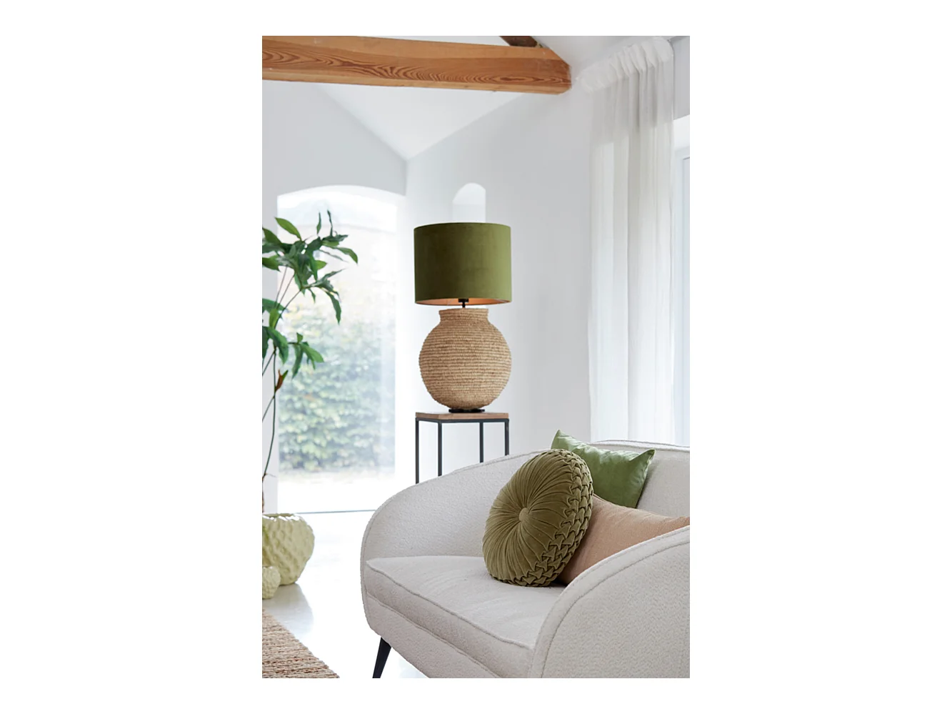 Coussin OURS - 40x40cm - Vert