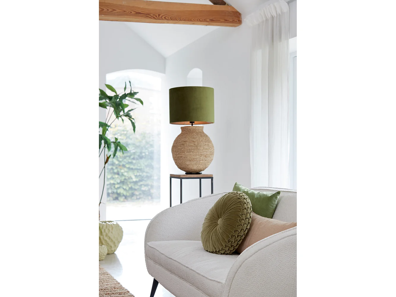 Coussin OURS - 40x40cm - Vert