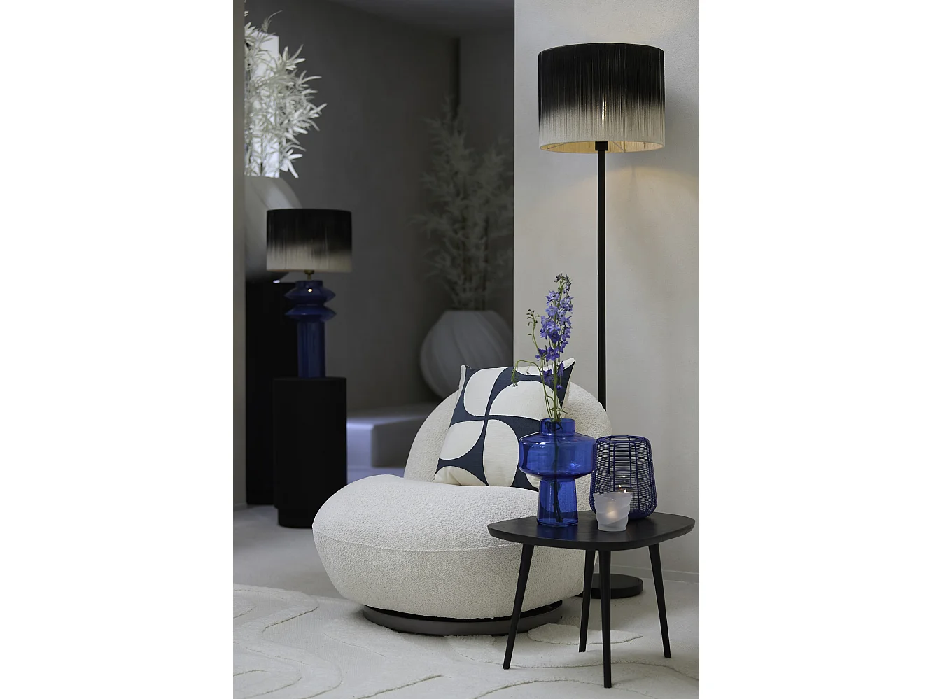 Coussin USERA - 45x45cm - Bleu