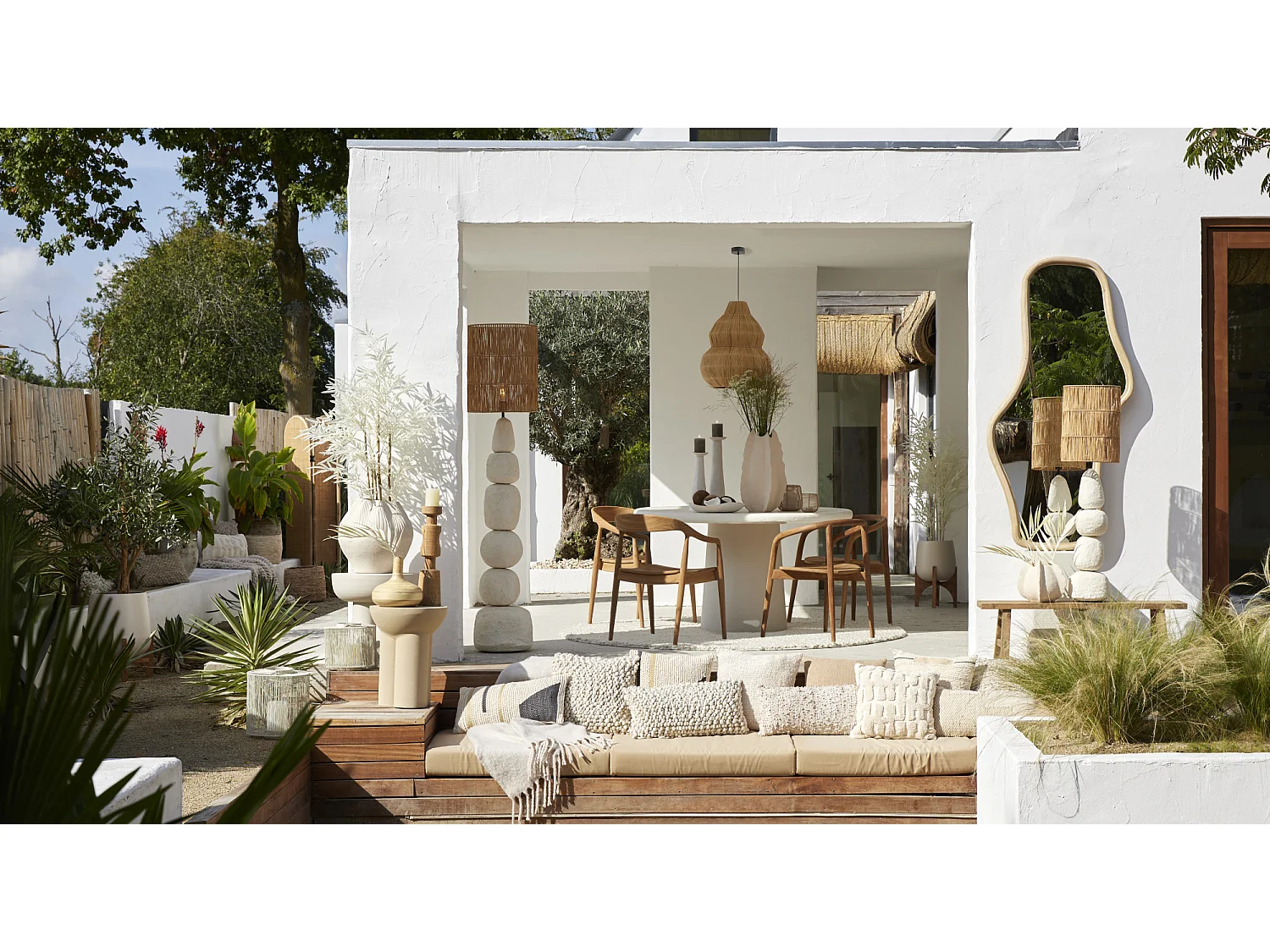 Cojín SOTANI - 45x45cm - Marrón