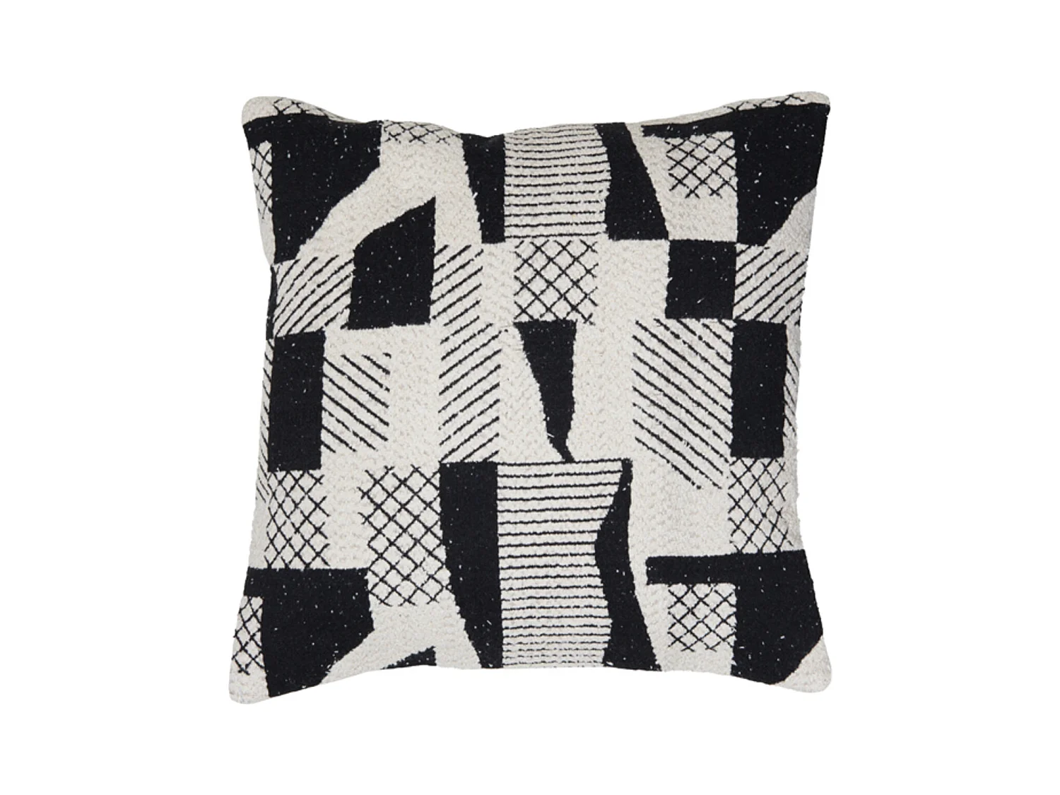 Coussin CESENA - 45x45cm - Noir